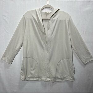 Splendid Eco Women's Open Front Draped Hooded Cardigan Size Small